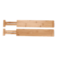 thumbnail interactive-video image 1 of Better Homes & Gardens 2PC Bamboo Kitchen Organizer Expandable Drawer Dividers, 17.5-22.8x0.59x3.1in, 1 of 6