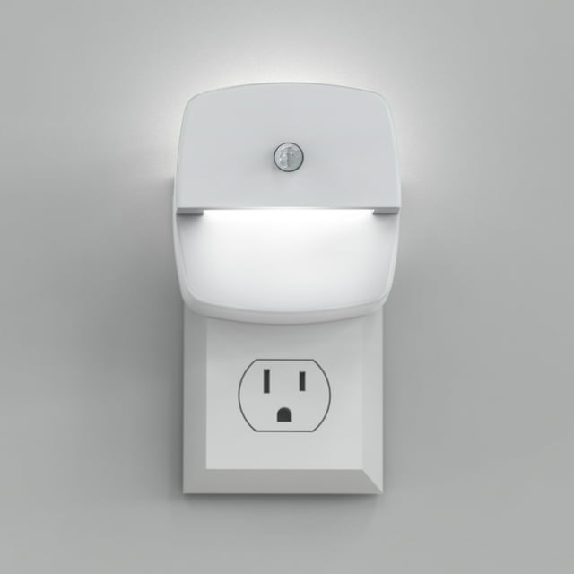 Better Homes & Gardens 3.15"H LED Daylight Night Light, Dusk to Dawn