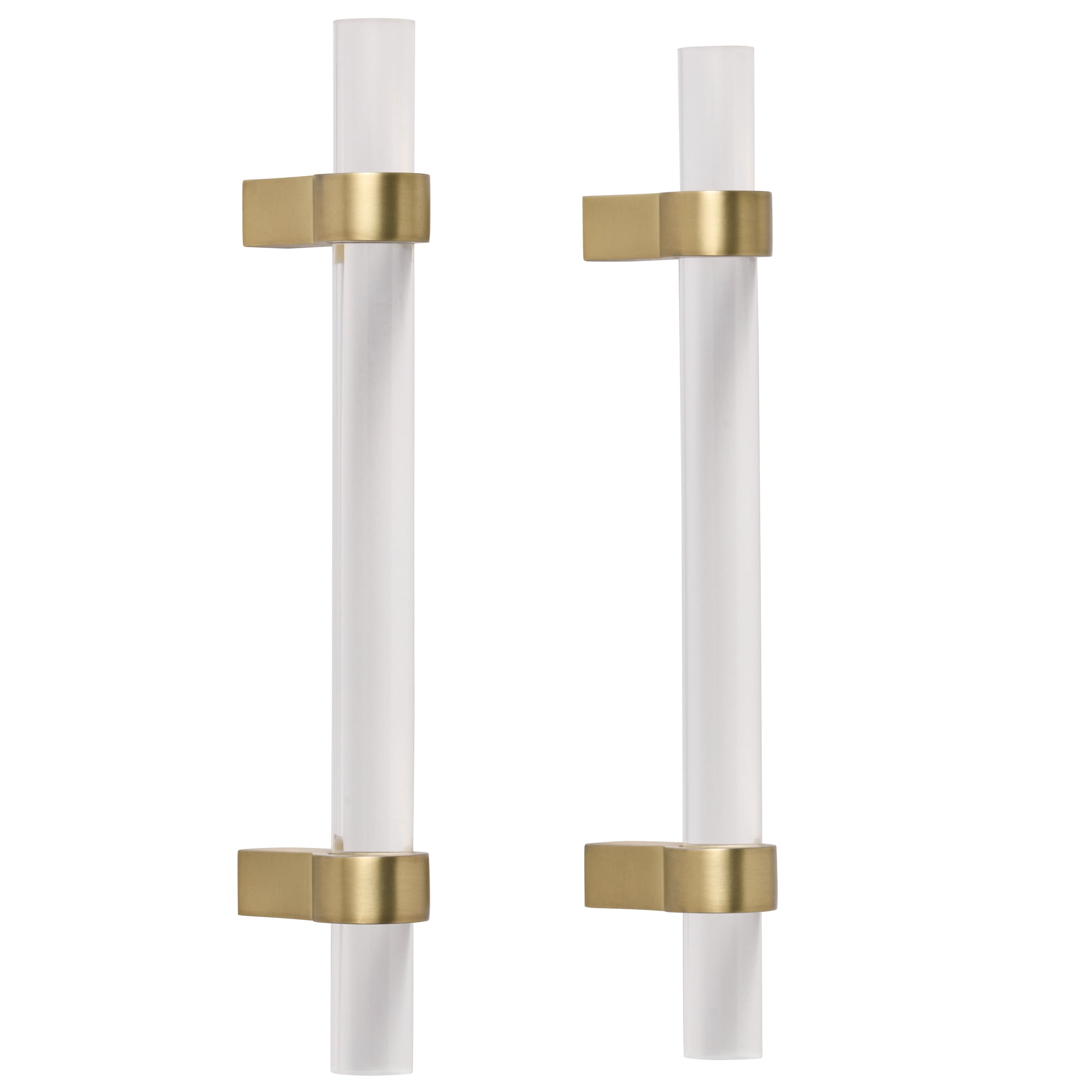 Better Homes & Gardens 3.75" Acrylic Pull, 2 Pack, Brass