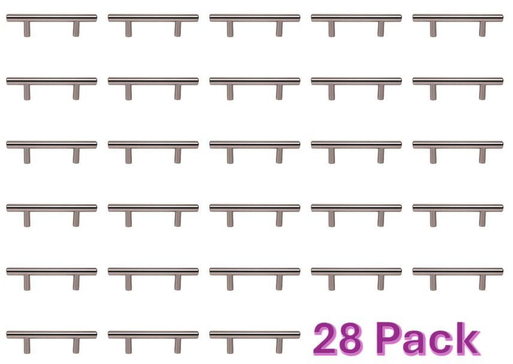 Better Homes & Gardens 3" (76mm) Center-to-Center Bar Pull, Satin Nickel, 28 Pack