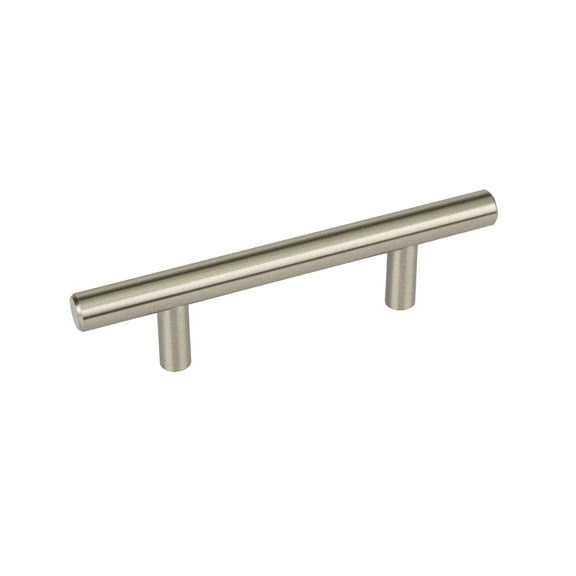 Better Homes & Gardens 3" (76mm) Center-to-Center Bar Pull, Satin Nickel, 6 Pack