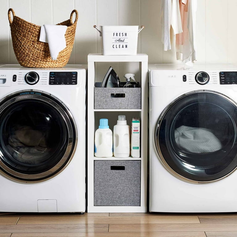 S-VIEW　ラック　3段　BK/WAL/WH Better Homes & Gardens 3 Cube Storage Organizer, White Texture