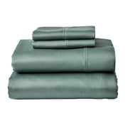 Better Homes & Gardens 3-Piece 300 Thread Count Green Ash Cotton Sateen Bed Sheet Set, Twin