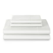 Better Homes & Gardens 3-Piece 400 Thread Count Arctic White Performance HYGROCOTTON® Sheet Set, Twin