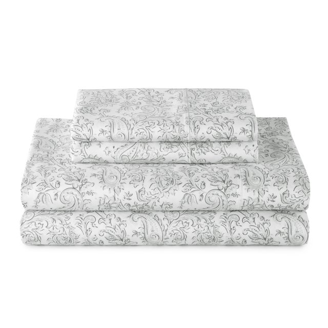 Better Homes & Gardens 3Piece 400 Thread Count Paisley Taupe