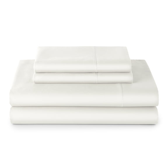 Better Homes & Gardens 3-Piece 400 Thread Count Vanilla Dream Performance Bed Sheet Set, Twin