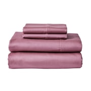 Better Homes & Gardens 3-Piece 400 Thread Count Violet Gem Performance Bed Sheet Set, Twin