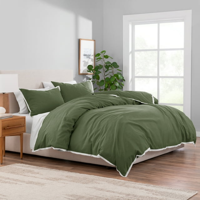 Better Homes Gardens 3 Piece Green Linen Duvet Cover Set King better-homes-gardens-3-piece-green-linen-duvet-cover-set-king