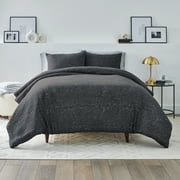 Better Homes & Gardens 3-Piece Grey Floral Comforter Set, King
