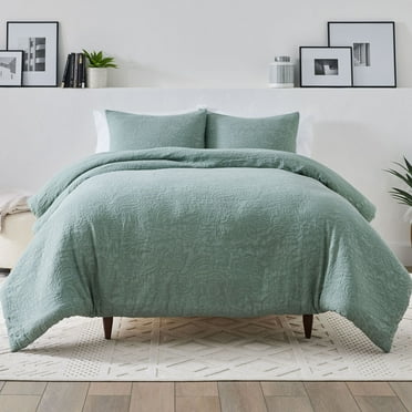 Better Homes & Gardens Paisley Matelasse 3-Piece Comforter Set, Sage, Full/Queen
