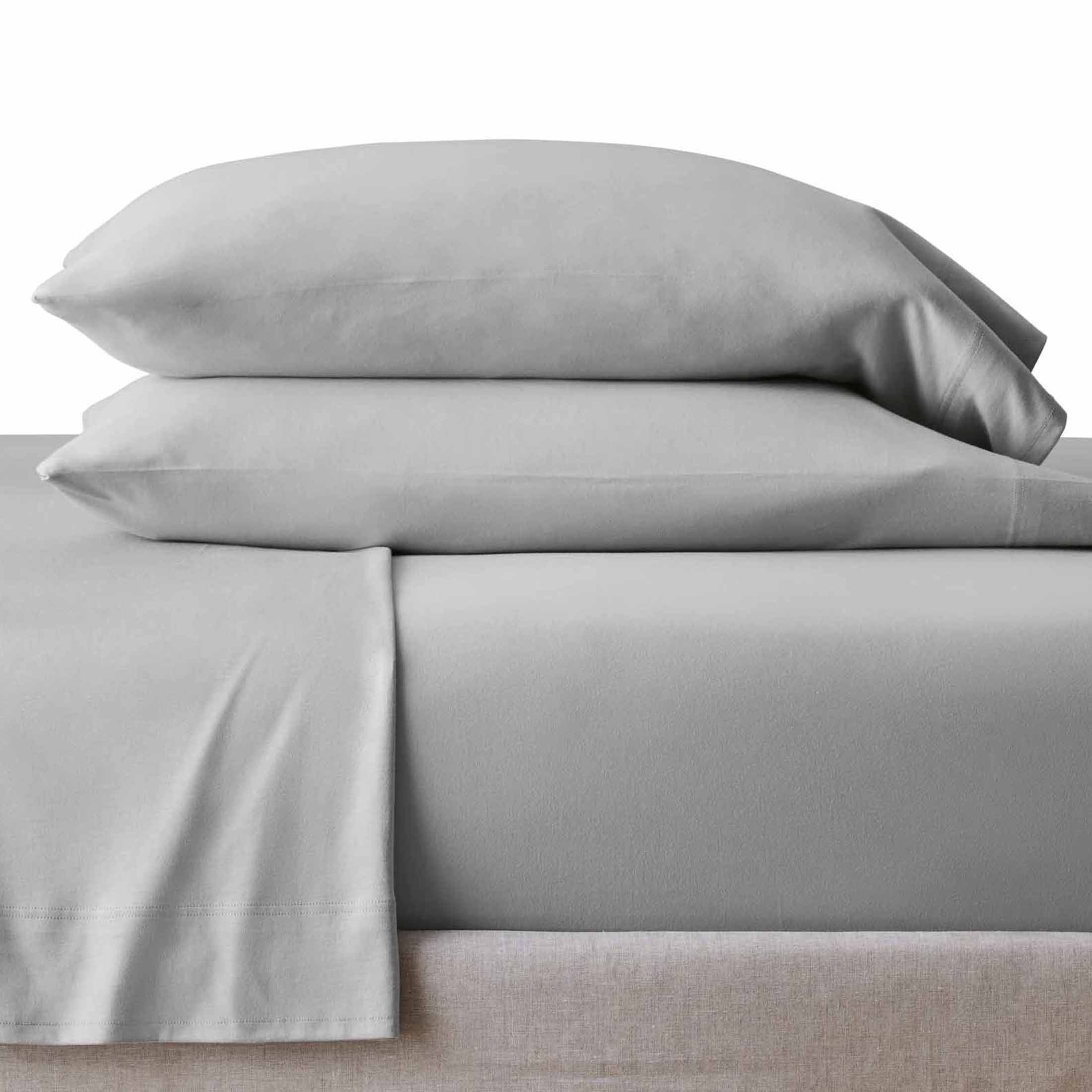 Better Homes & Gardens 3 -Piece Soft Silver Adult Jersey Sheet Set, Twin