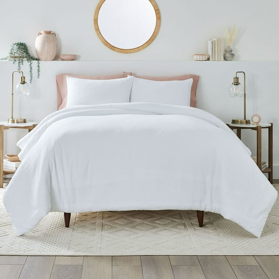 Better Homes & Gardens 3-Piece White Floral Comforter Set, Full/Queen