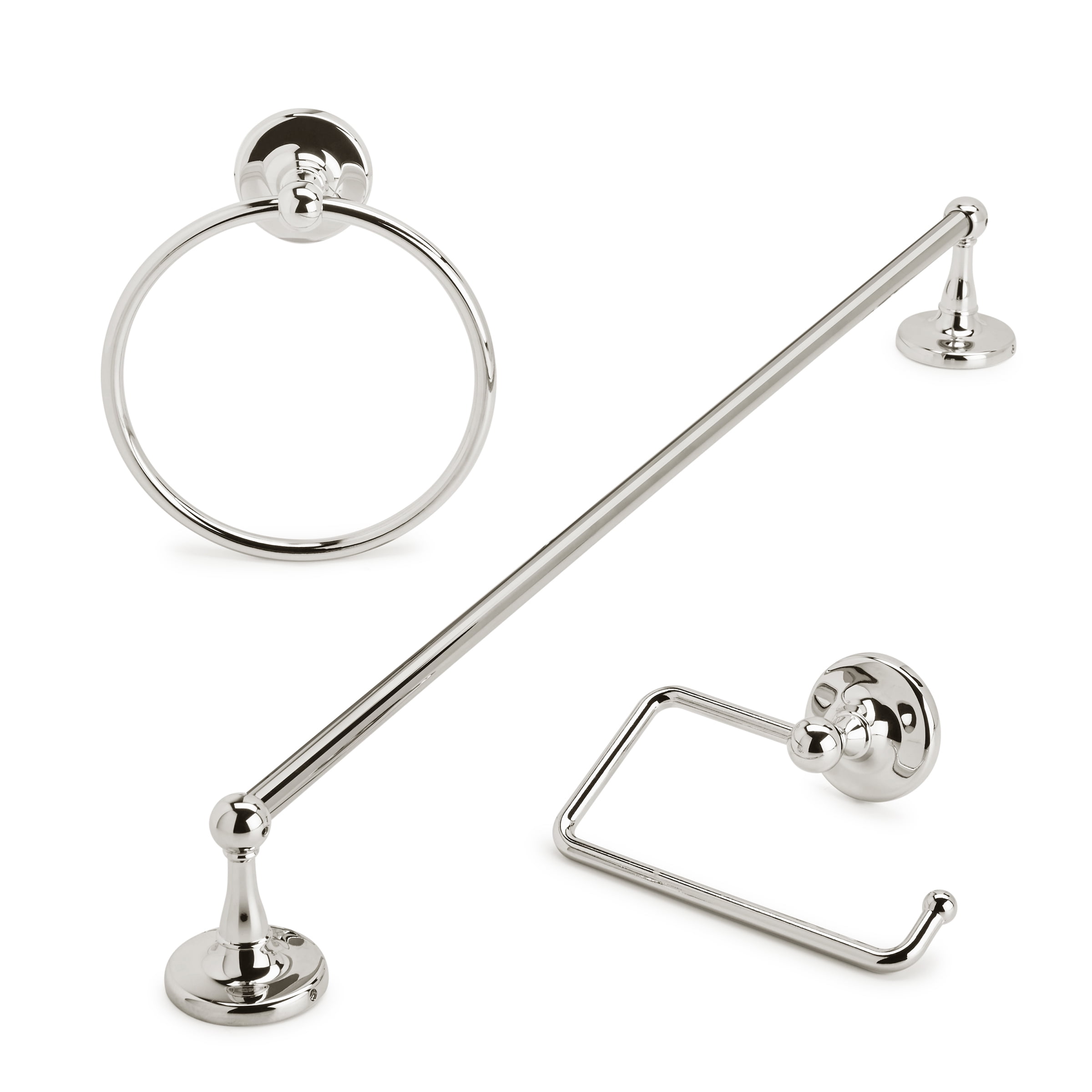 Better Homes & Gardens 3piece Bath Accessories Kit in Polished Chrome