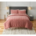 thumbnail image 1 of Better Homes & Gardens 3-piece Red Woven Diamond Comforter Set, Full/Queen, 1 of 5