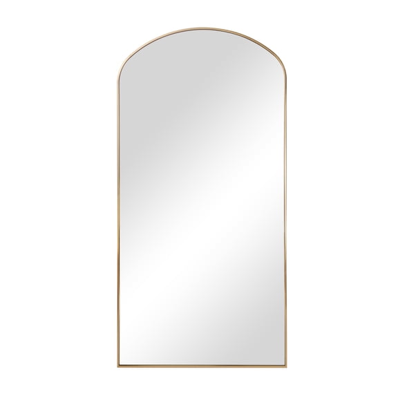 Better Homes & Gardens 30 x 60 Gold Arched Full-Length Floor Mirror for Bedroom or Entryway