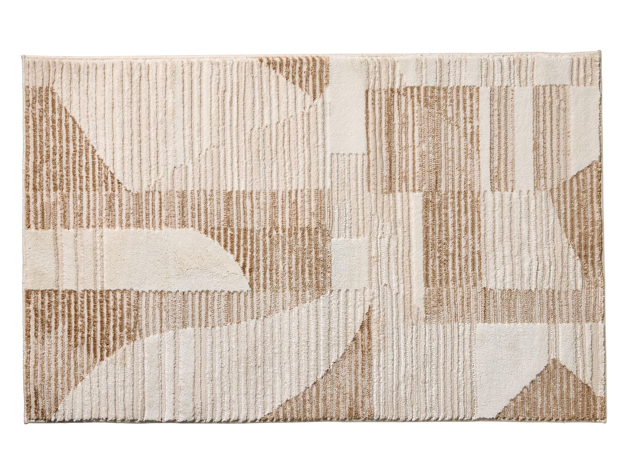 Better Homes & Gardens Neutral Modern Shapes Abstract Indoor Accent Rug ...