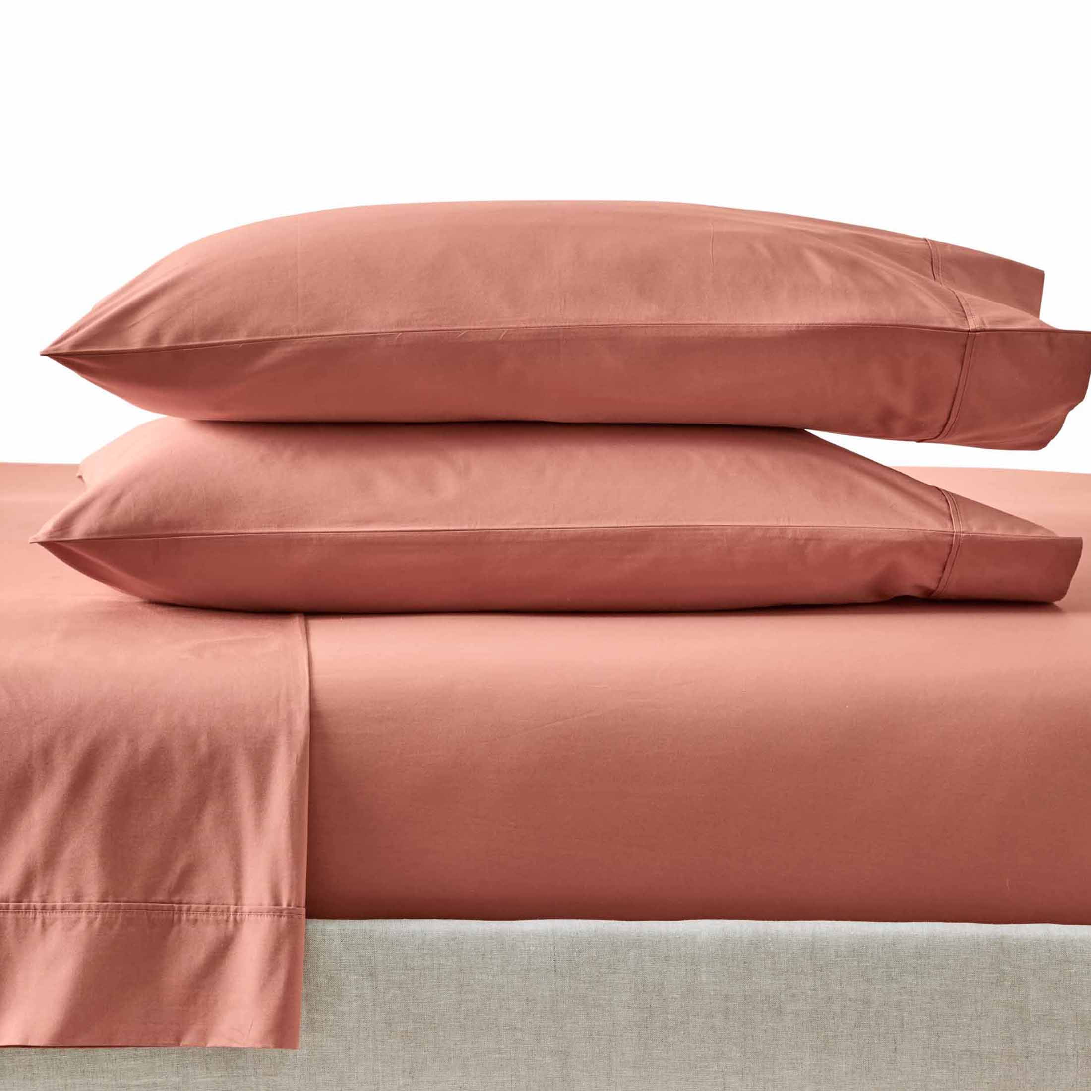 Better Homes & Gardens 300 Thread Count Cool & Crisp 4Piece Old Rose