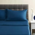 Better Homes & Gardens 300 Thread Count Navy Cotton Sateen Bed Sheet