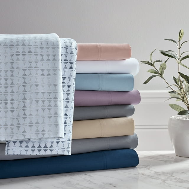 Better Homes & Gardens 300 Thread Count Pink Cotton Sateen Bed Sheet