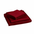 Better Homes & Gardens 300 Thread Count Rose Wine Cotton Sateen Bed