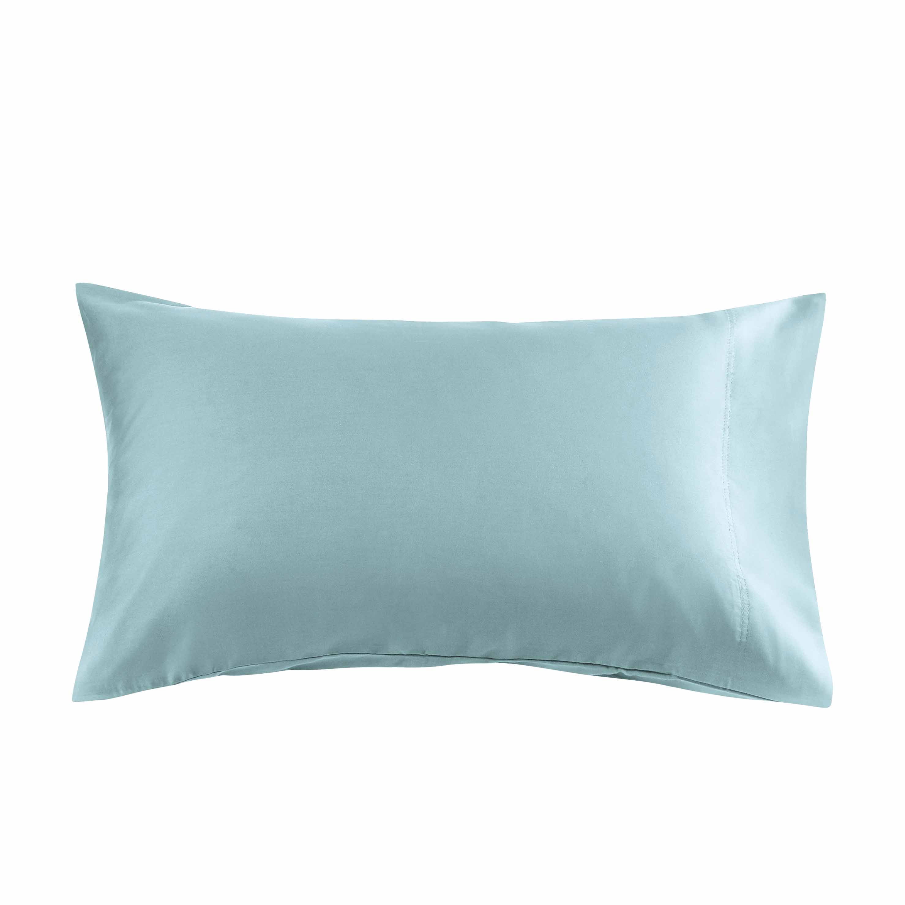 Better Homes & Gardens 300 Thread Count 100% Cotton Wrinkle Resistant Standard/Queen Pillowcase Set, 2 Pack, Teal Haze