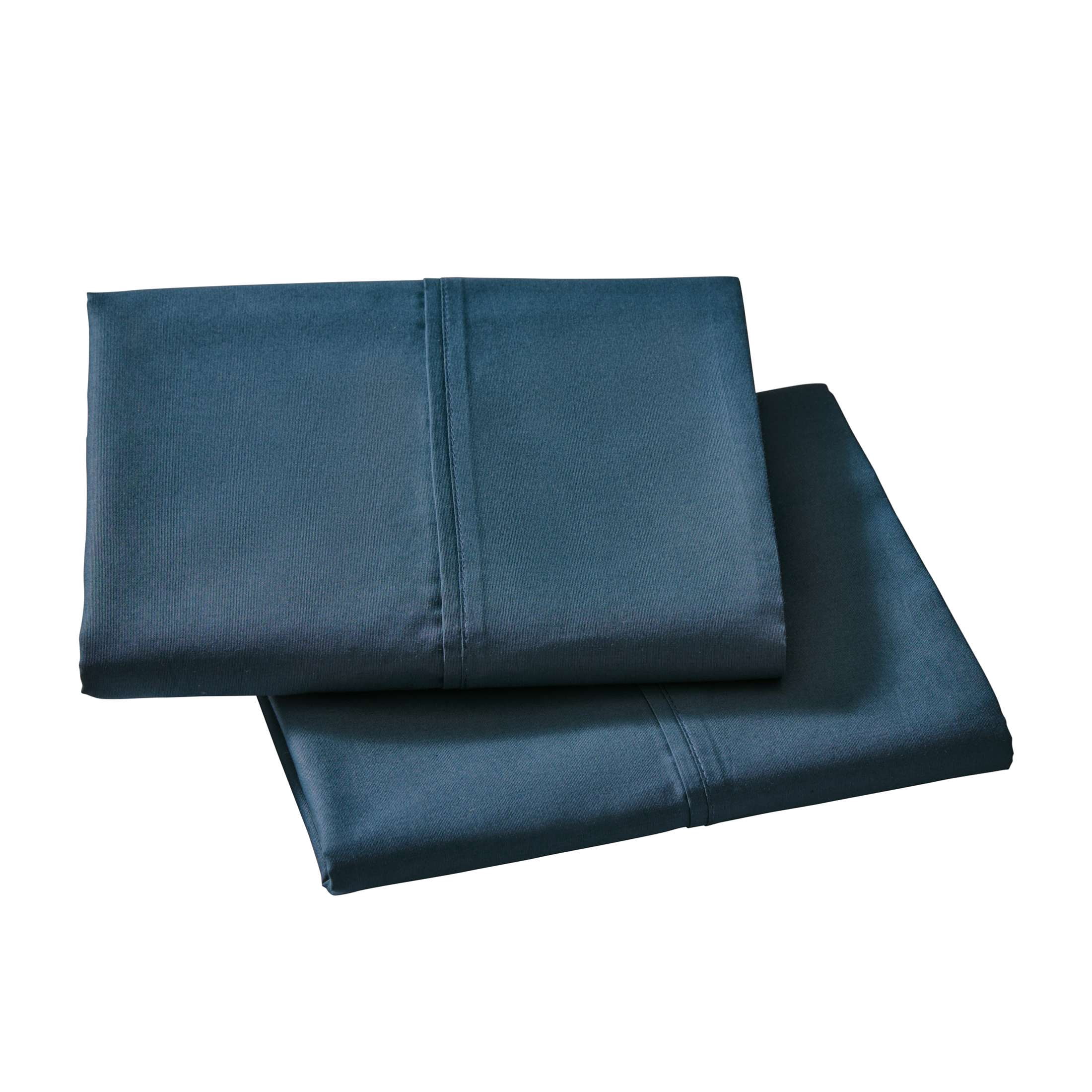 Better Homes & Gardens 2-Piece 300 Thread Count Cotton Percale Teal Ocean Pillowcases, King