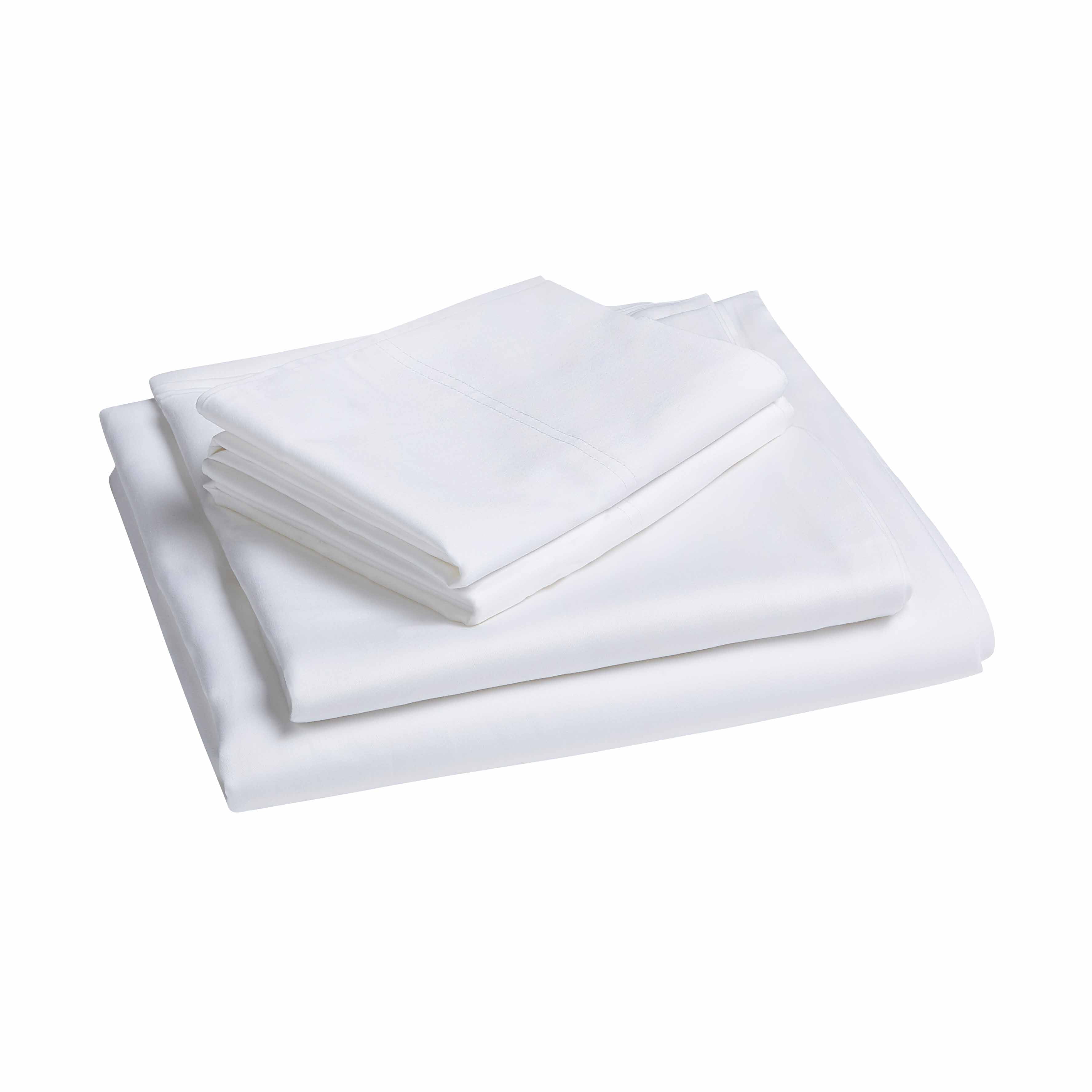 Better Homes & Gardens 300 Thread Count 100% Cotton Wrinkle Resistant Sheet Set, King White