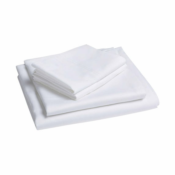 Better Homes & Gardens 300 Thread Count 100% Cotton Wrinkle Resistant Sheet Set, King White