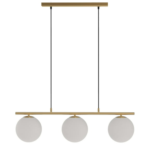 Better Homes&Gardens 3 Globe Island Pendant BRS,3 A15 Bulb,1PK