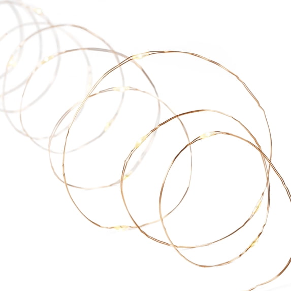 Better Homes & Gardens Outdoor 36-Count Warm White LED Wire String ...