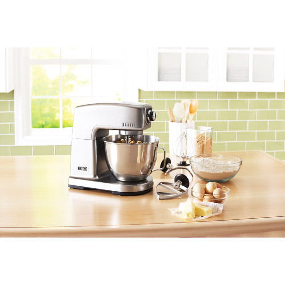 Better Homes & Gardens 4.5 Quart Silver Stand Mixer - image 1 of 4
