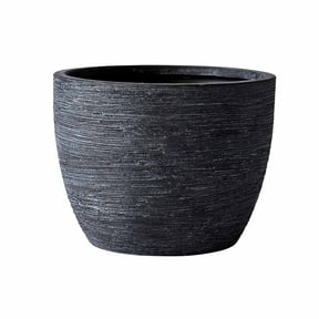 Better Homes & Gardens 4.5 in Textured Matte Ceramic Plant Pot, Black, 1 Piece