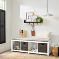 thumbnail image 1 of Better Homes & Gardens 4-Cube Storage Bench, White Texture, 1 of 6