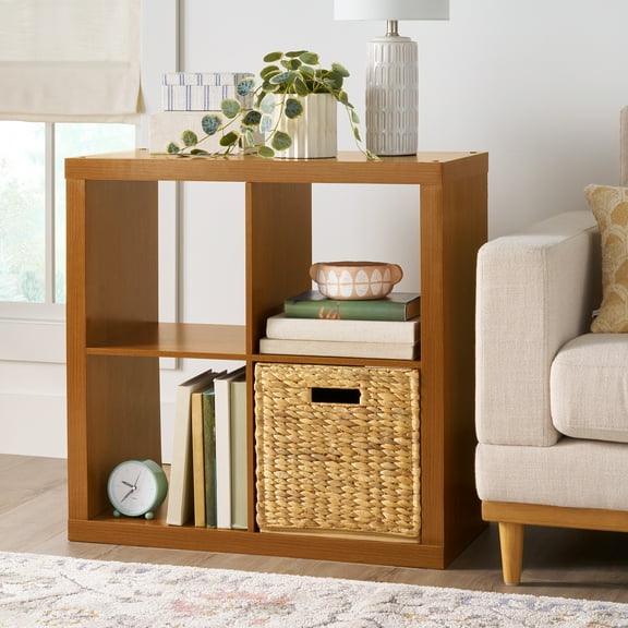 Better Homes & Gardens 4 Cube Storage Organizer, Acorn