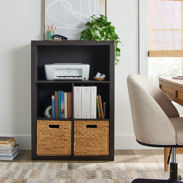 Better Homes & Gardens 4-Cube Storage Organizer with Display Shelf ...