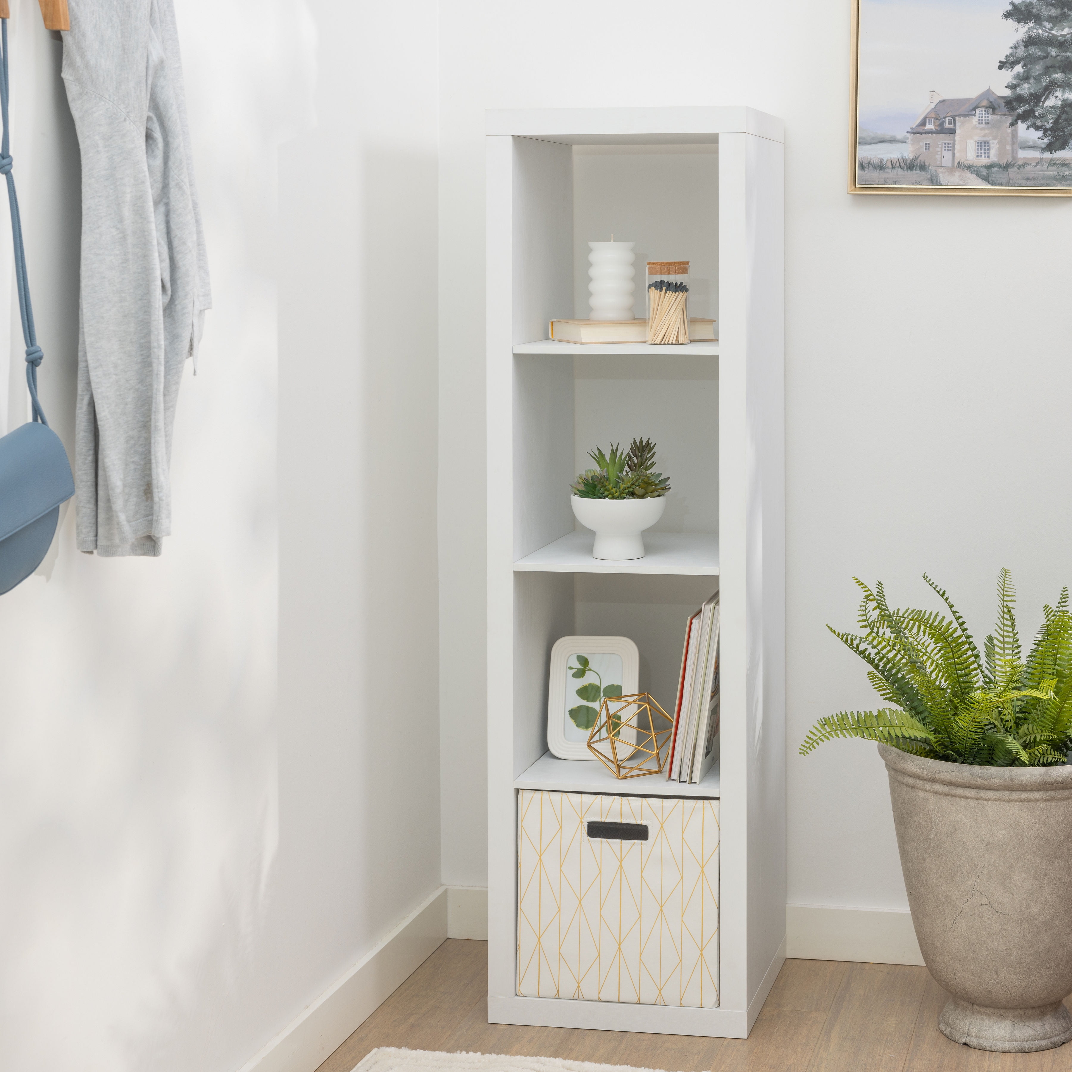 Better Homes & Gardens 4 Cube Vertical Storage Organizer Better Homes & Gardens 4 Cube Vertical Storage Organizer