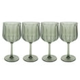 thumbnail image 1 of Better Homes & Gardens 4-Piece 17-Ounce Tritan Plastic Stemmed Wine Glass Set, Green, 1 of 8