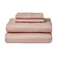 thumbnail image 1 of Better Homes & Gardens 4-Piece 300 Thread Count Antique Blush Cotton Sateen Bed Sheet Set, Cal King, 1 of 8