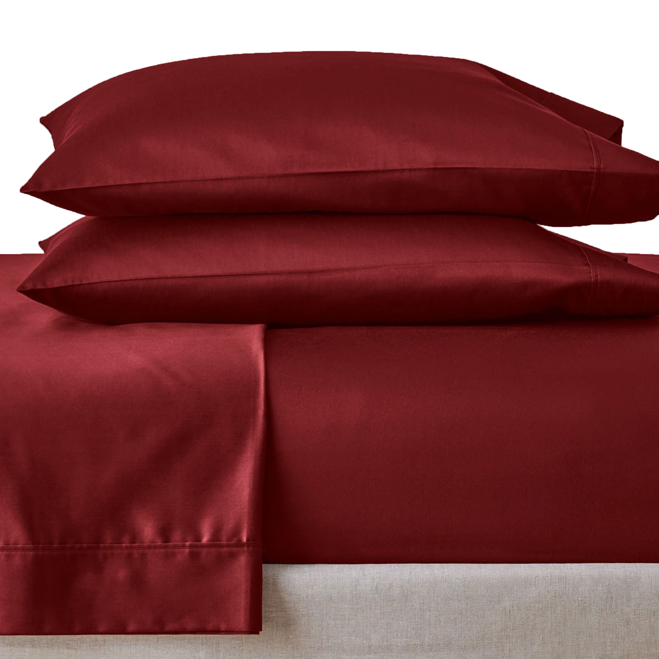 Better Homes & Gardens 4Piece 300 Thread Count Deep Redwood 100