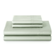 4-Piece 300 Thread Count 100% Cotton Sateen Sheet Set, Soft Sea, Queen deal from Walmart