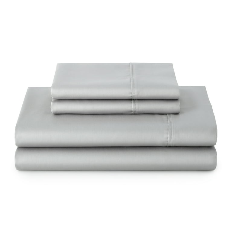Better Homes & Gardens 4-Piece 300 Thread Count Soft Silver