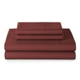 thumbnail image 1 of Better Homes & Gardens 4-Piece 400 Thread Count Deep Redwood Performance Bed Sheet Set, King, 1 of 6