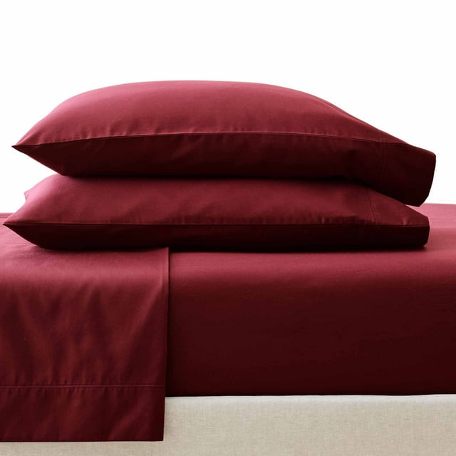 Better Homes & Gardens 4Piece 400 Thread Count Deep Redwood Performance Hygro Cotton Sheet Set