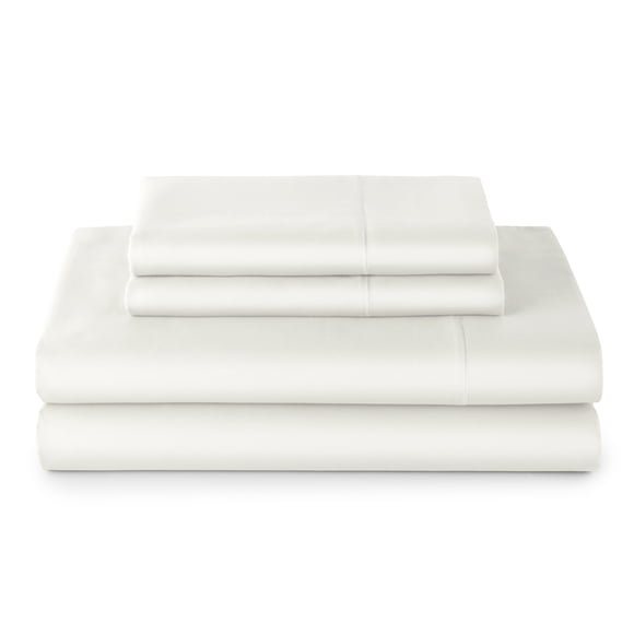 Better Homes & Gardens 4-Piece 400 Thread Count Vanilla Dream Performance Bed Sheet Set, Queen