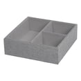 thumbnail image 1 of Better Homes & Gardens Gray 4-Piece Hard-Sided Drawer Organizer Set, 1 of 11
