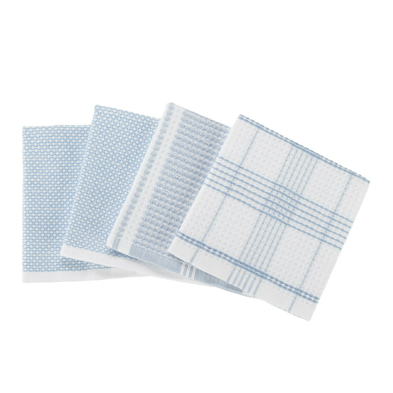 Dishcloth Tea & Kitchen Towels 100% Cotton Extra Large 15x29 Inches (Set of 12) Latitude Run Color: Silver