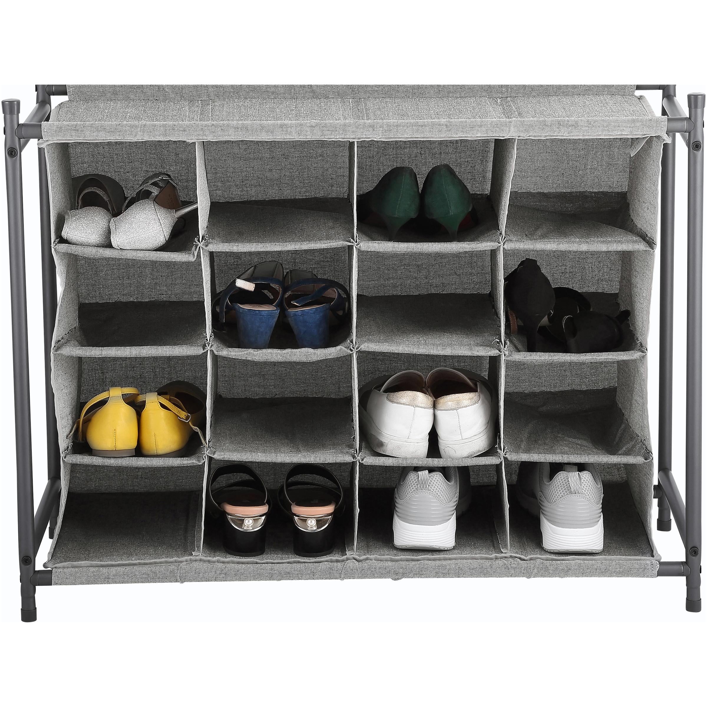 Ebern Designs 30 Pair Hanging Shoe Organizer & Reviews | Wayfair