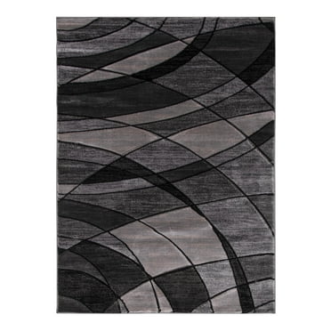 Better Homes & Gardens 4' x 5'4" Gray Abstract Indoor Area Rug