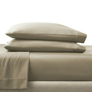 Better Homes & Gardens 2 Piece 400 Thread Count Grey Performance HygroCotton Pillowcase Set, Standard/Queen