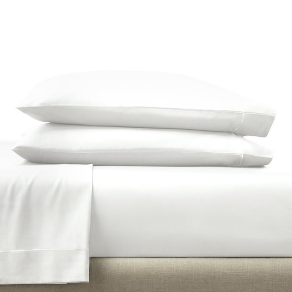 Better Homes & Gardens 2-Piece 400 Thread Count Arctic White Performance HYGROCOTTON® Pillowcase Set, King
